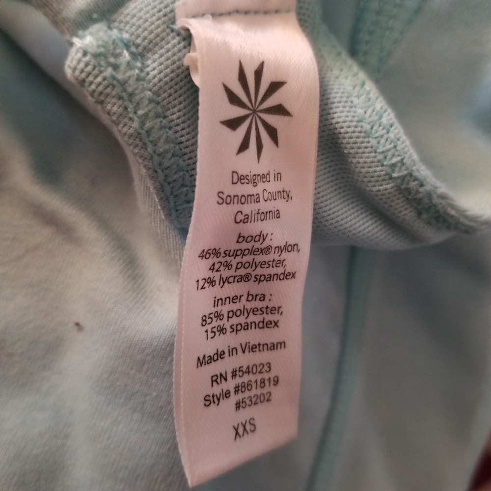 Athleta Sodha Light Pale Blue Yoga Tank Size XXS - Picture 4 of 4
